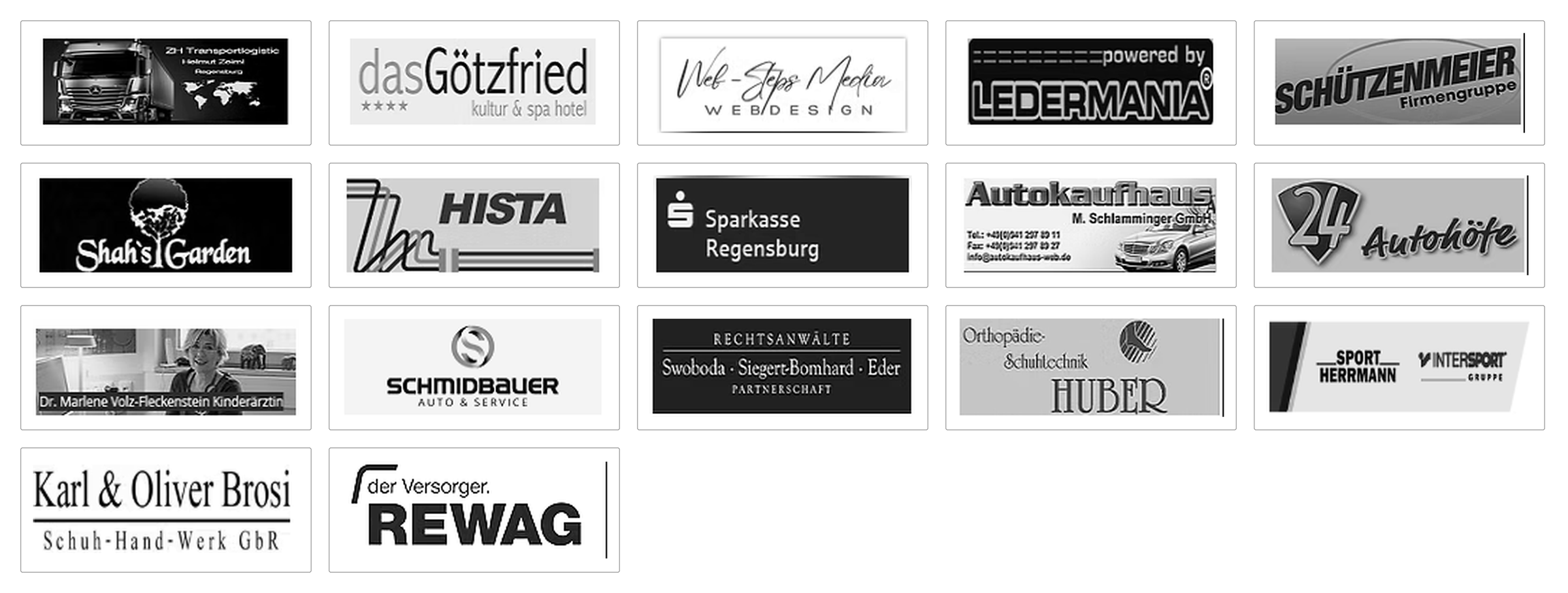 17 Partner und Sponsoren des SV Fortuna Regensburg
